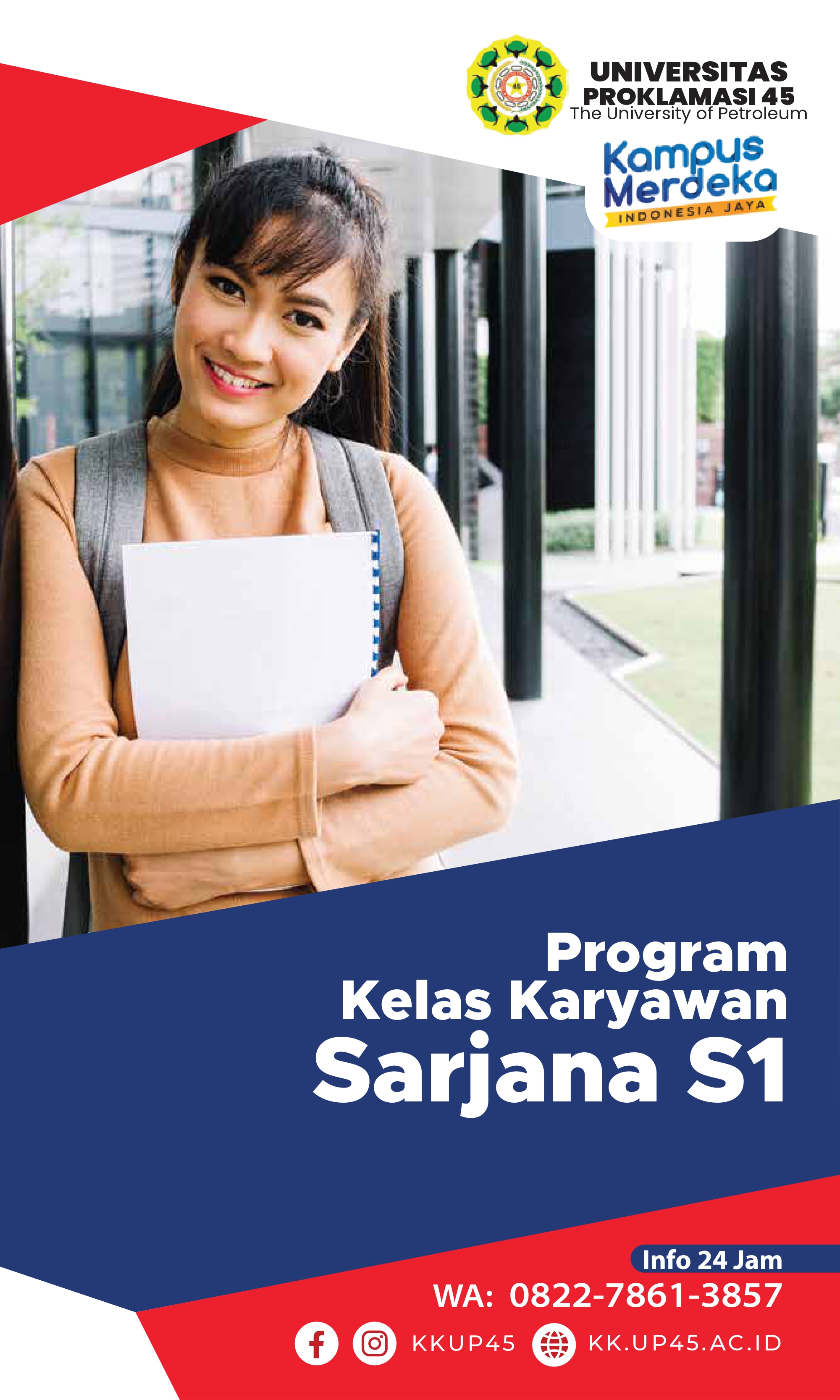 Brosur PMB Kelas Karyawan Semester Genap TA. 2025/2025